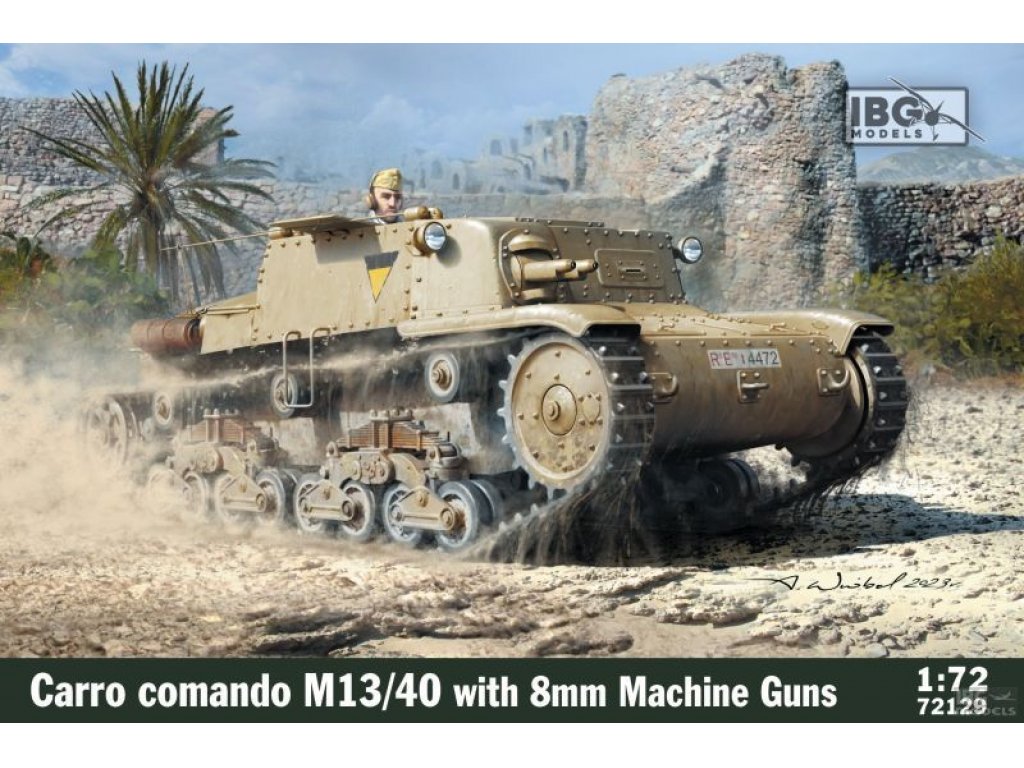 IBG 1/72 Carro Comando M13/40 with 8 mm Machine Guns