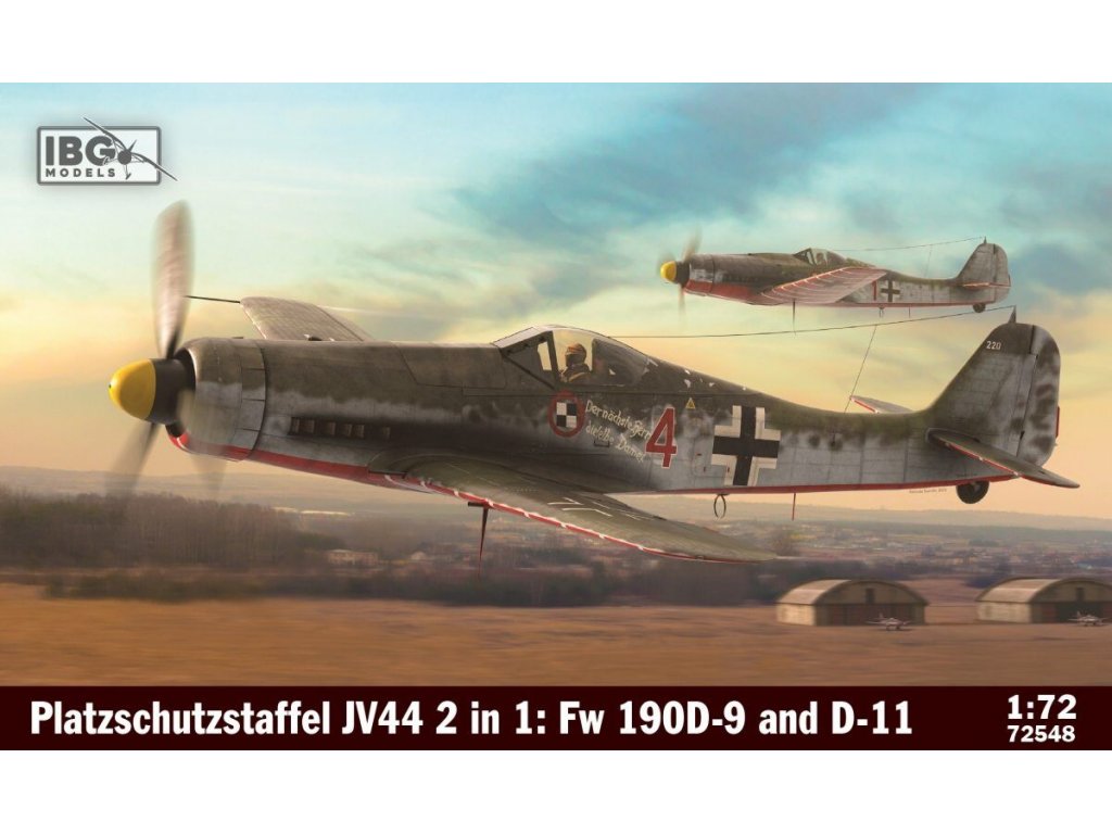 IBG 1/72 Platzschutzstaffel JV44 (Fw 190D-9&D-11) Dual Combo