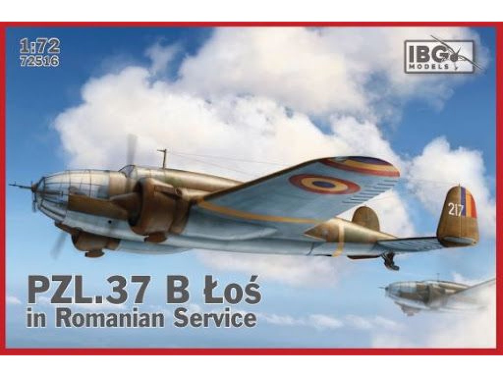 IBG 1/72 PZL 37 Los B II  in Romanian Service