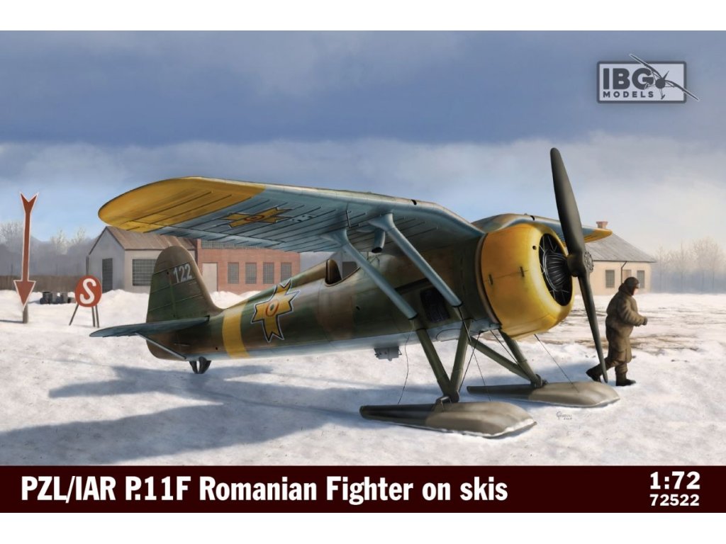 IBG 1/72 PZL/IAR P.11F Romanian Fighter on skis