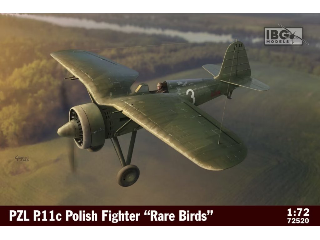 IBG 1/72 PZL P.11c Polish Fighter Rare Birds