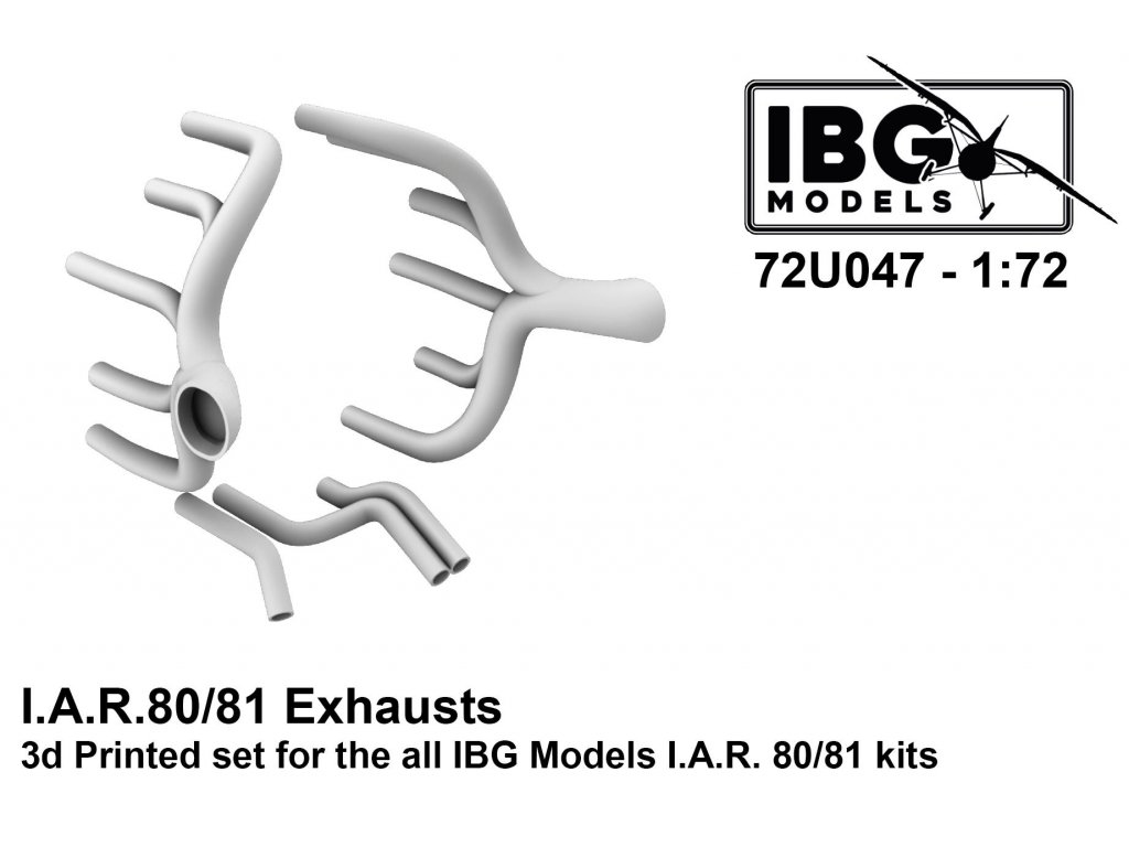 IBG 72U047 1/72 I.A.R.80/81 Exhuast for IBG