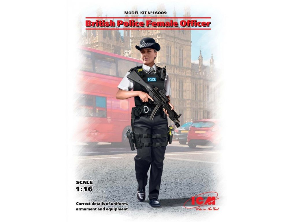 ICM 1/16 British Police Female Officer