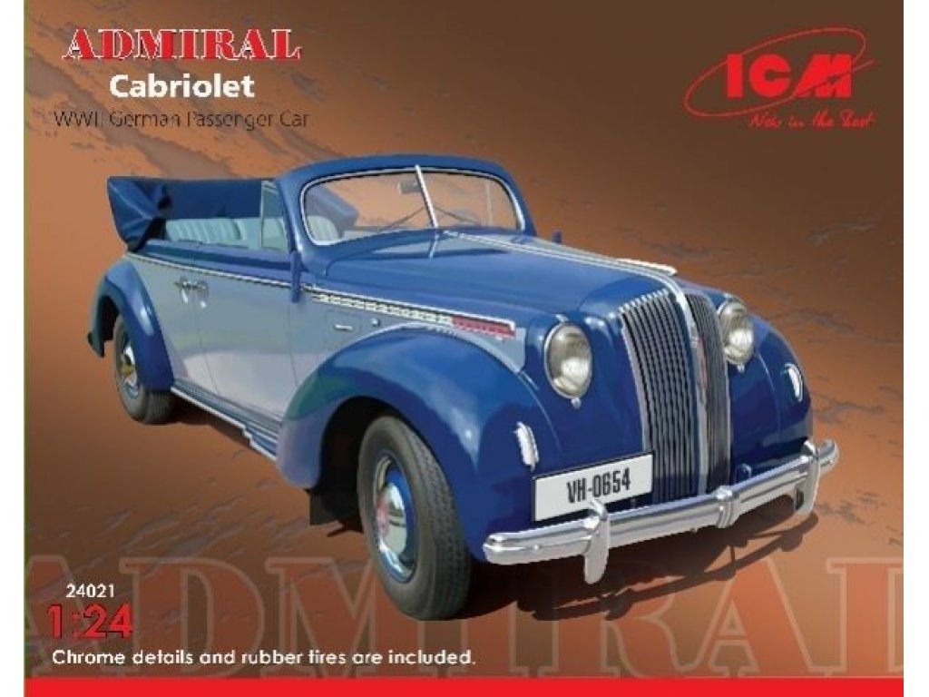 ICM 1/24 Admiral Cabriolet