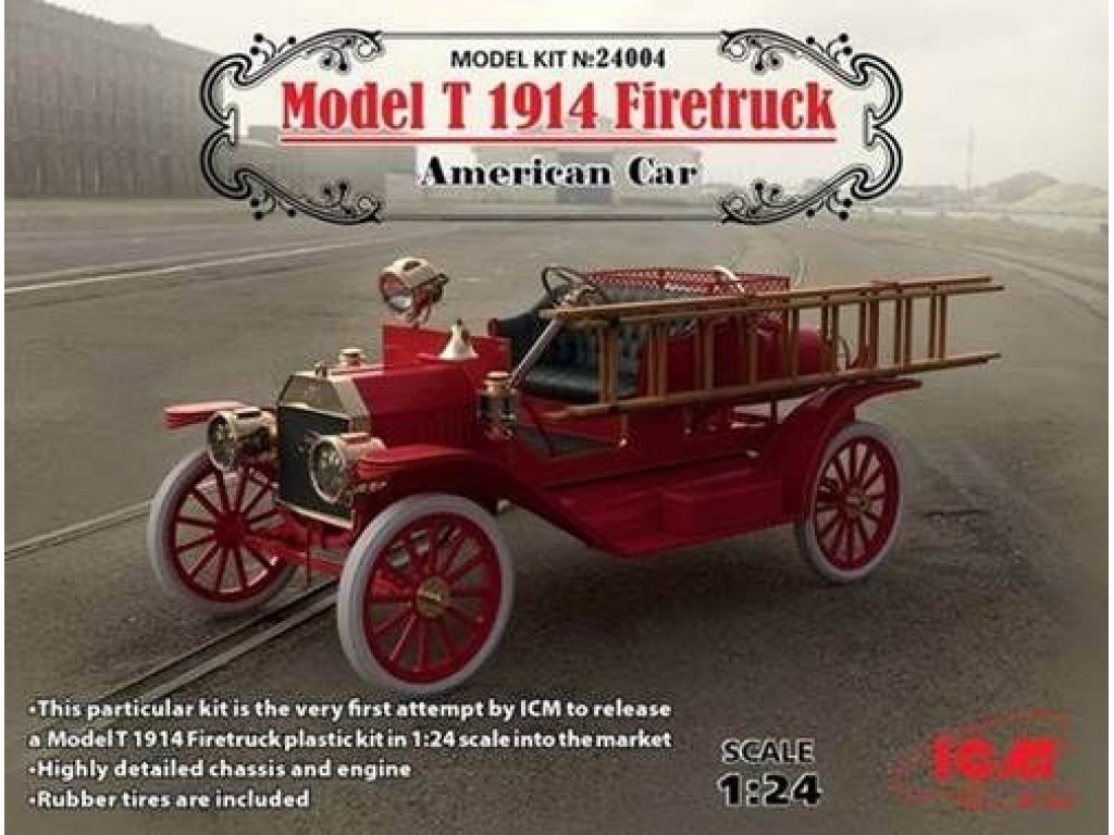 ICM 1/24 Model T 1914 Firetruck