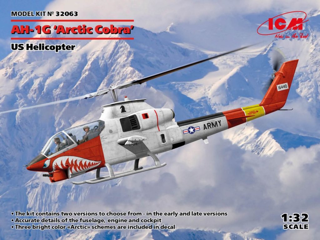ICM 1/32 AH-1G Artic Cobra US Helicopter