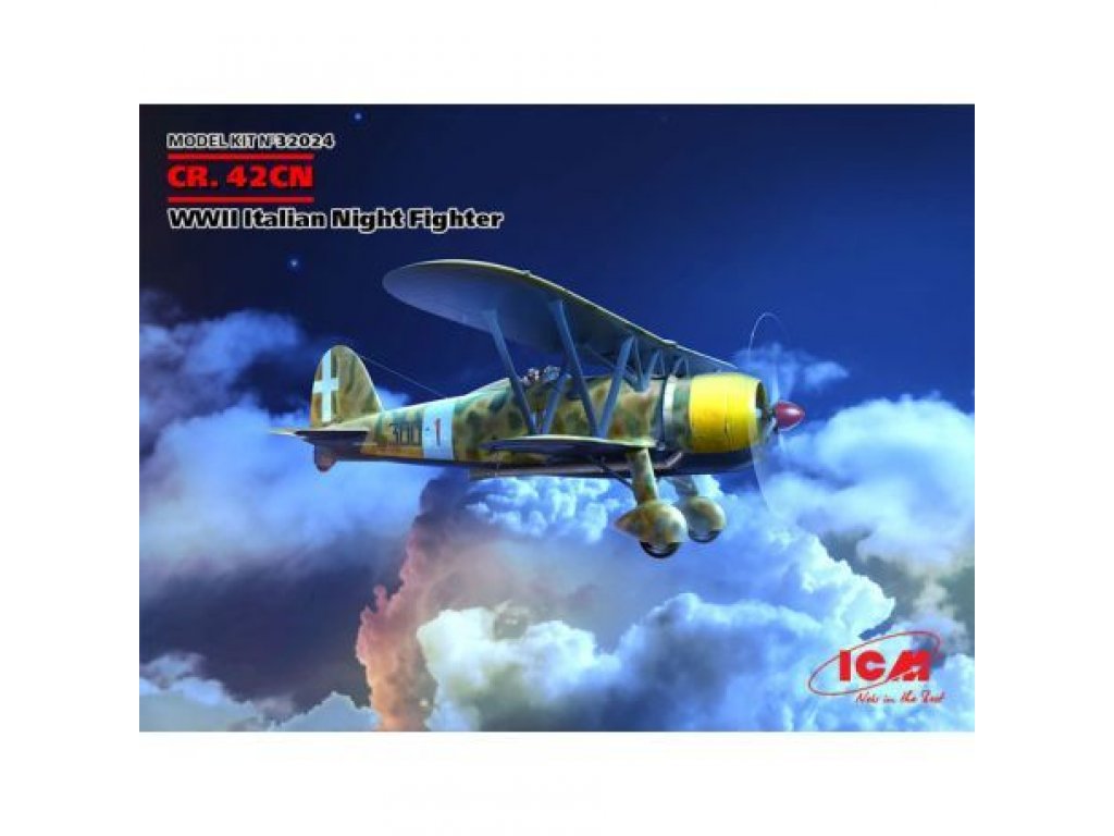 ICM 1/32 Fiat CR.42CN Italian Night Fighter 3x camo