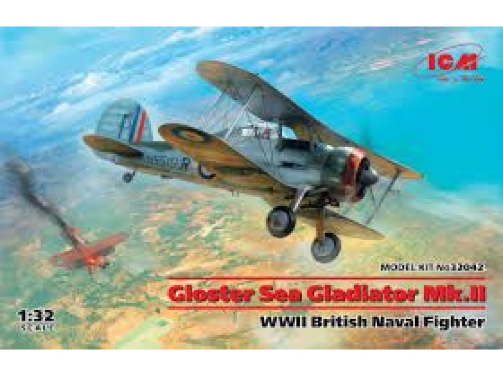 ICM 1/32 Gloster Sea Gladiator Mk.II WWII British Naval Fighter