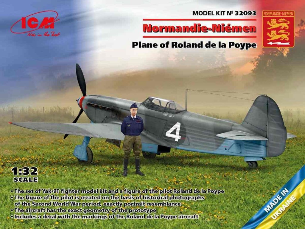 ICM 1/32 Normandie-Niemen Plane of Roland de la Poype