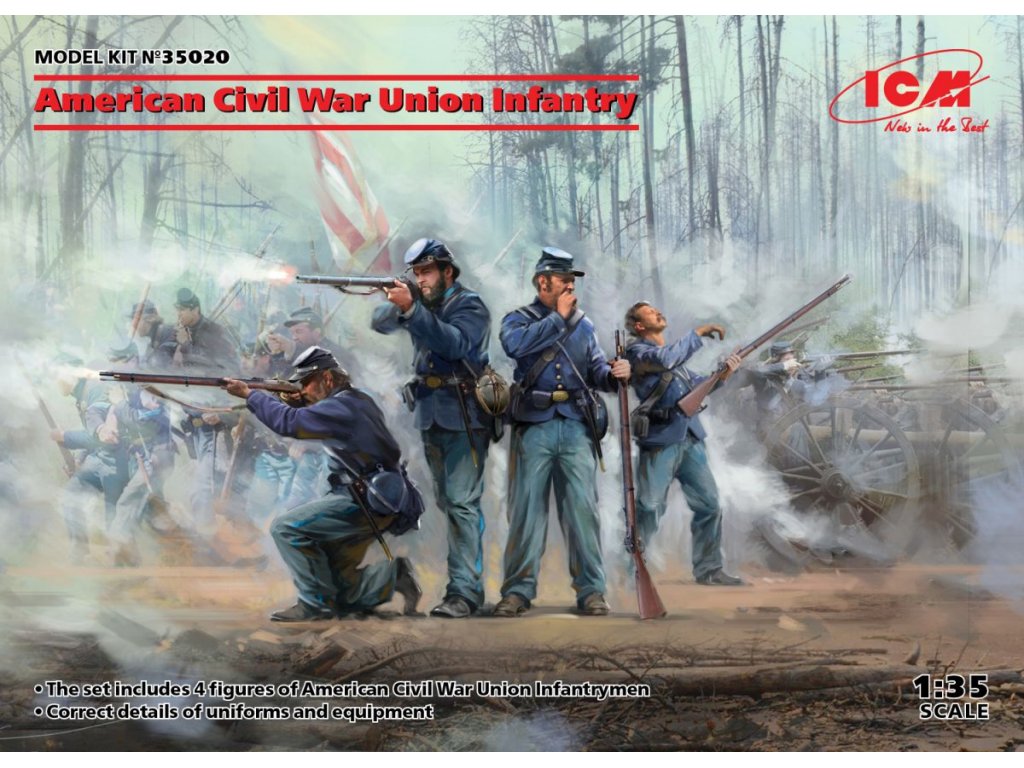 ICM 1/35 American Civil War Union Infantry