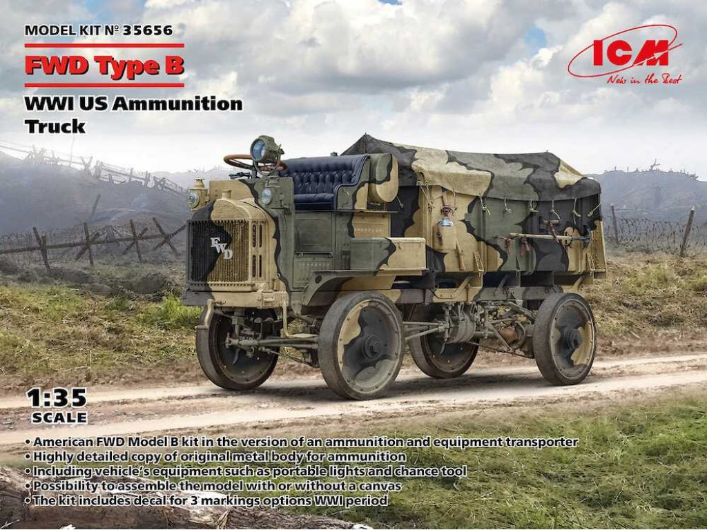 ICM 1/35 FWD Type B WWI US Ammunition Truck