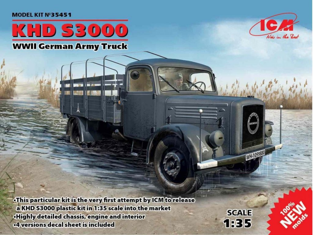 ICM 1/35 Khd S3000 German Truck