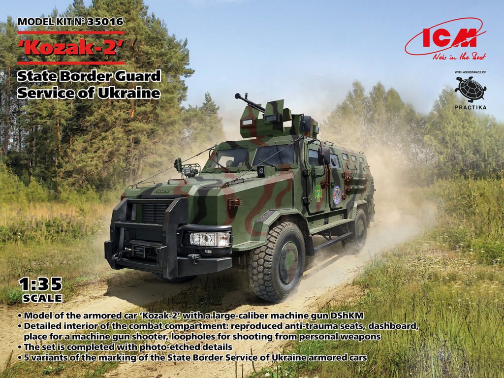 ICM 1/35 Kozak-2 State Border Guard Service of Ukraine