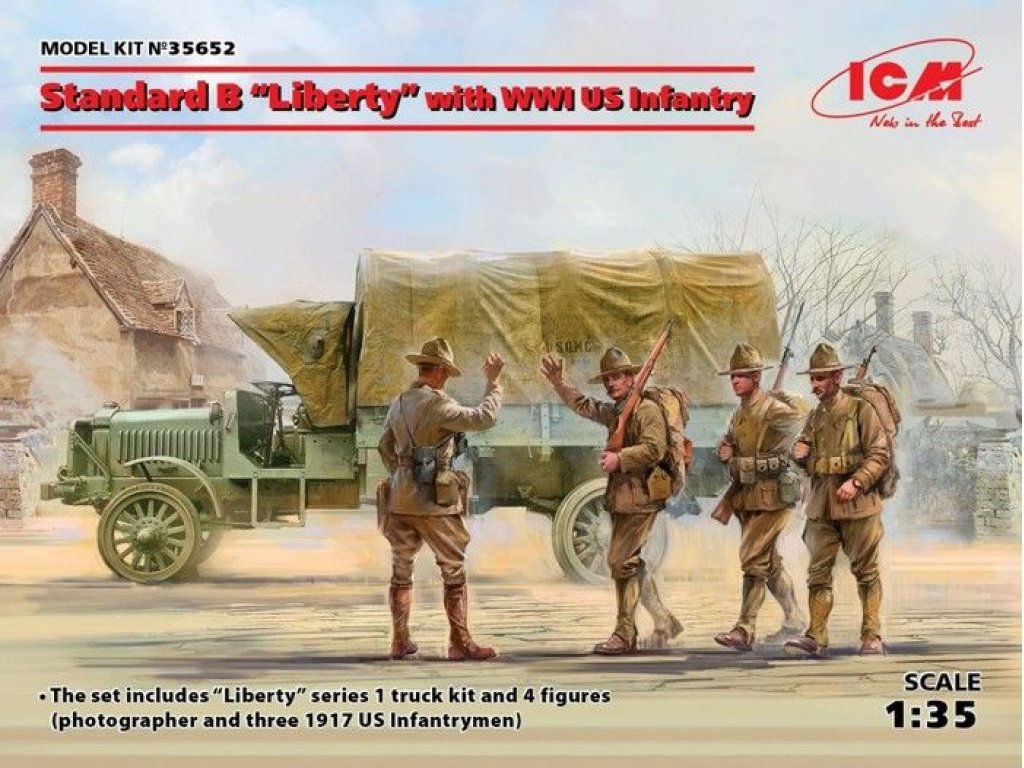 ICM 1/35  Liberty with Infantry