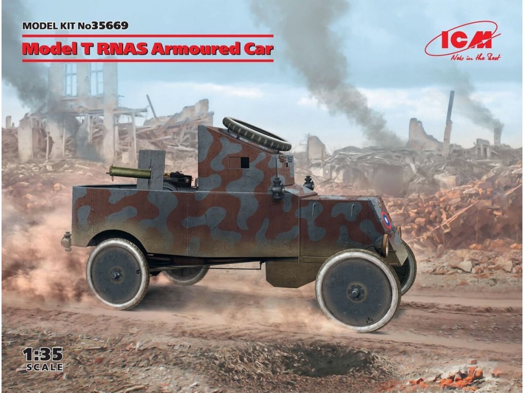 ICM 1/35 Model T RNAS Armoured Car