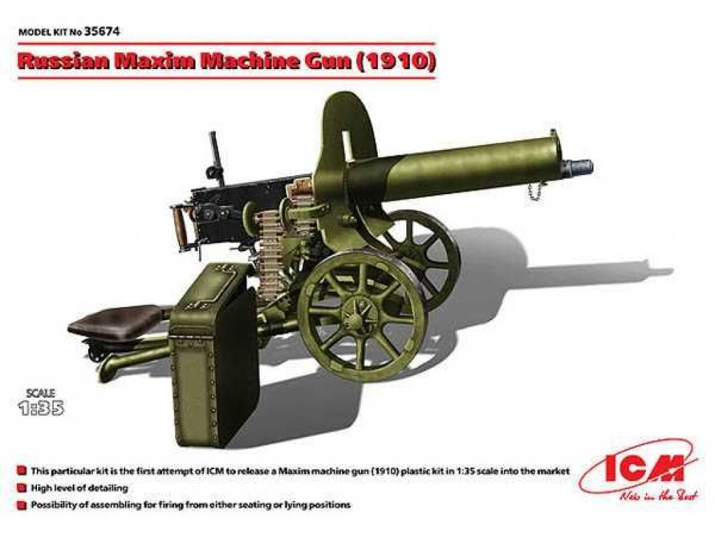 ICM 1/35 Soviet Maxim M.G.1910/30