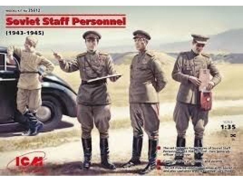 ICM 1/35 Soviet Staff Personnel (1939-45 )