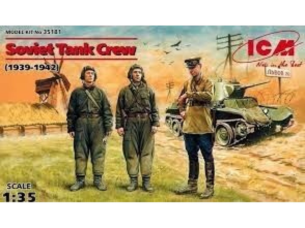ICM 1/35 Soviet Tank Crew 39-42