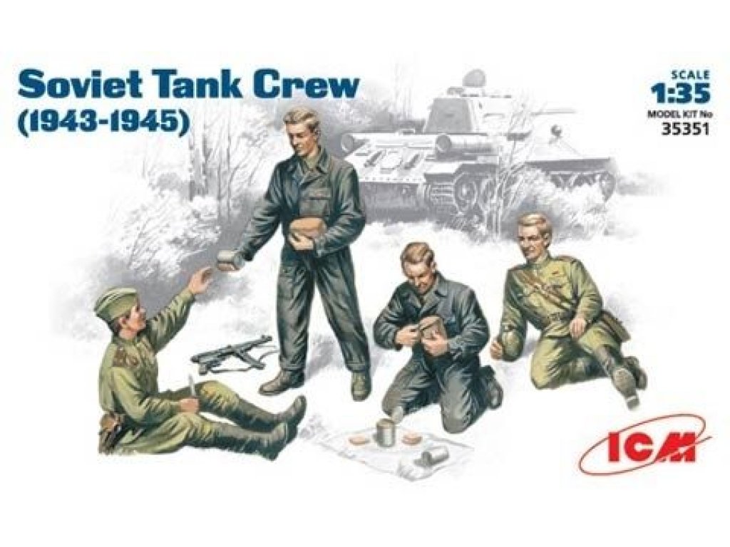 ICM 1/35 Soviet Tank Crew 43-45