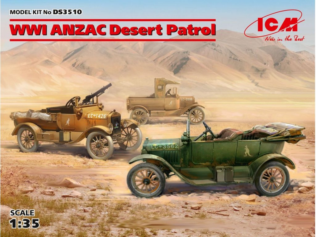 ICM 1/35 WWI ANZAC Desert Patrol 1917