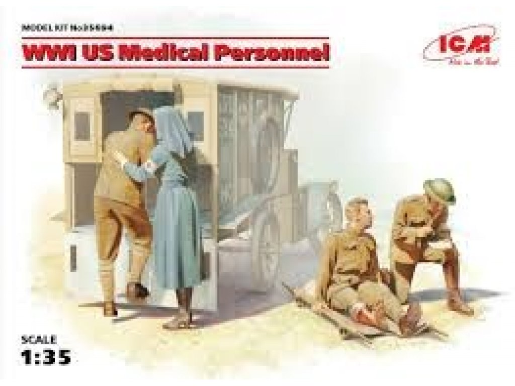 ICM 1/35 WWI US Medical Personnel