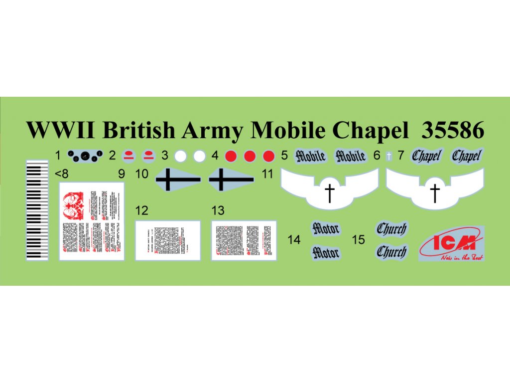 ICM 1/35 WWII British Army Mobile Chapel