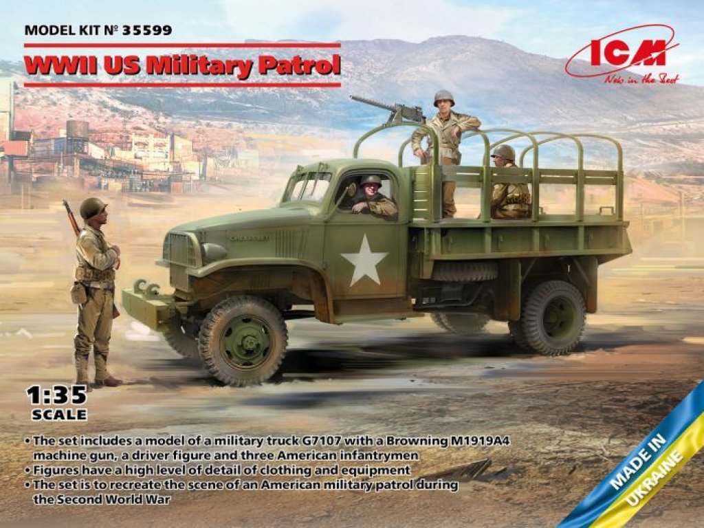 ICM 1/35 WWII US Military Patrol