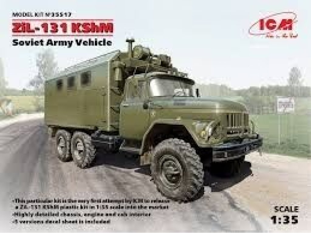 ICM 1/35 Zil-131 KShM Soviet Army Vehicle