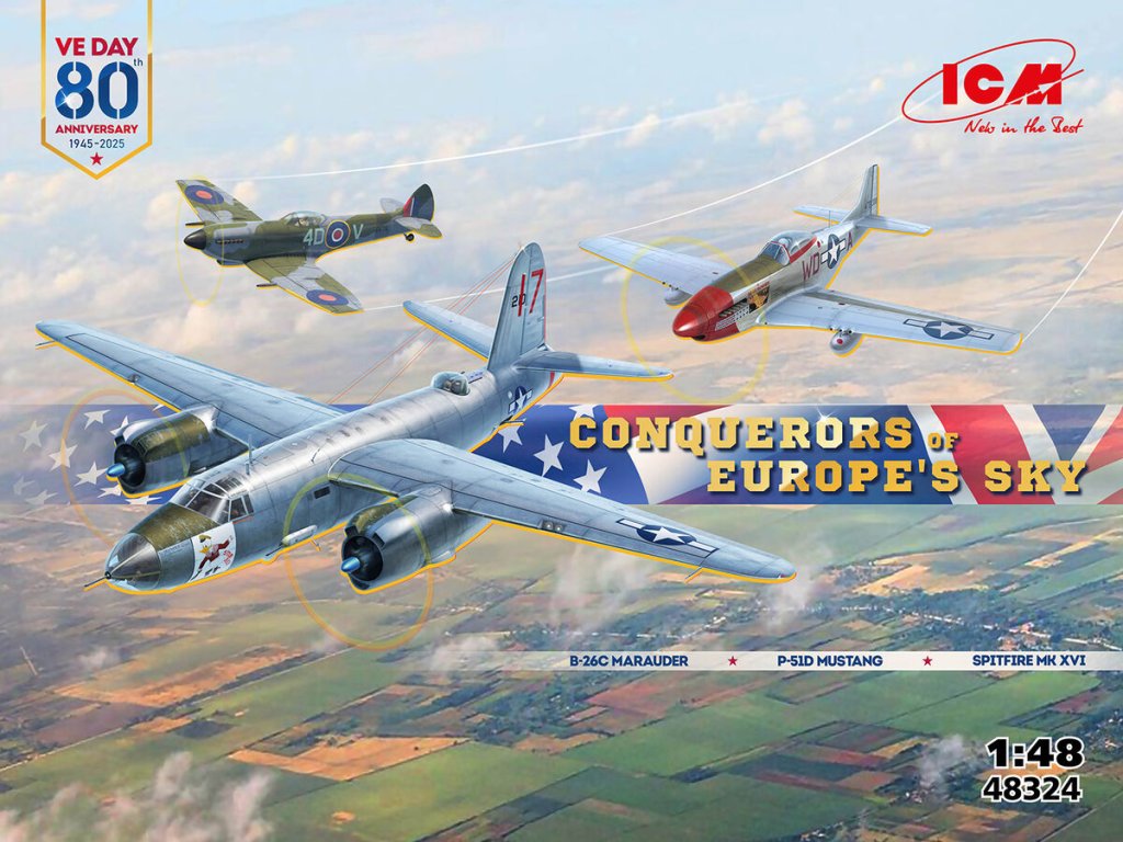 ICM 1/48 48324 Conquerors of Europe's Sky