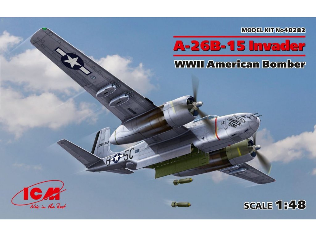 ICM 1/48 A-26B-15 Invader American WWII Bomber