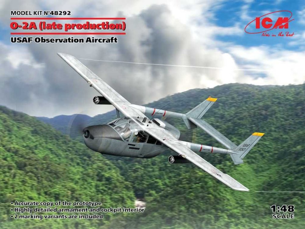 ICM 1/48 Cessna O-2A (late) USAF Observation Aircraft