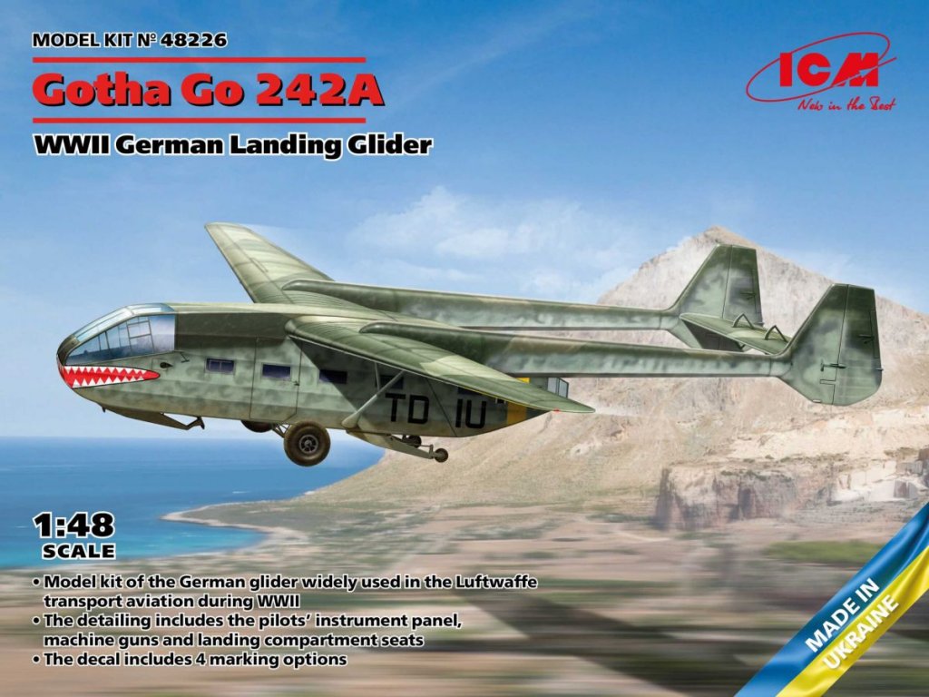 ICM 1/48 Gotha Go 242A, German WWII Landing Glider