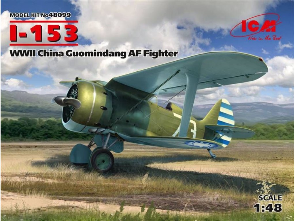 ICM 1/48 I-153 Chaika China serv.