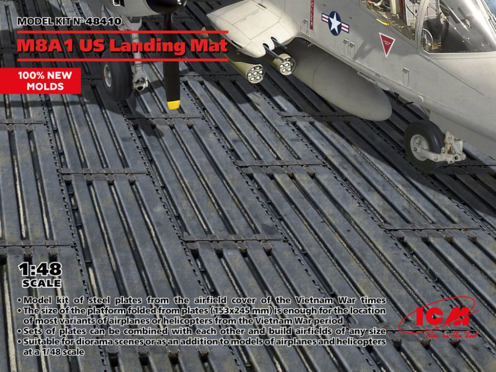 ICM 1/48 M8A1 US Landing Mat