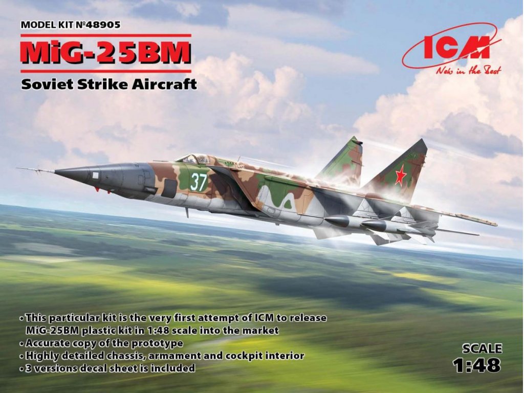 ICM 1/48 MiG-25BM Foxbat F