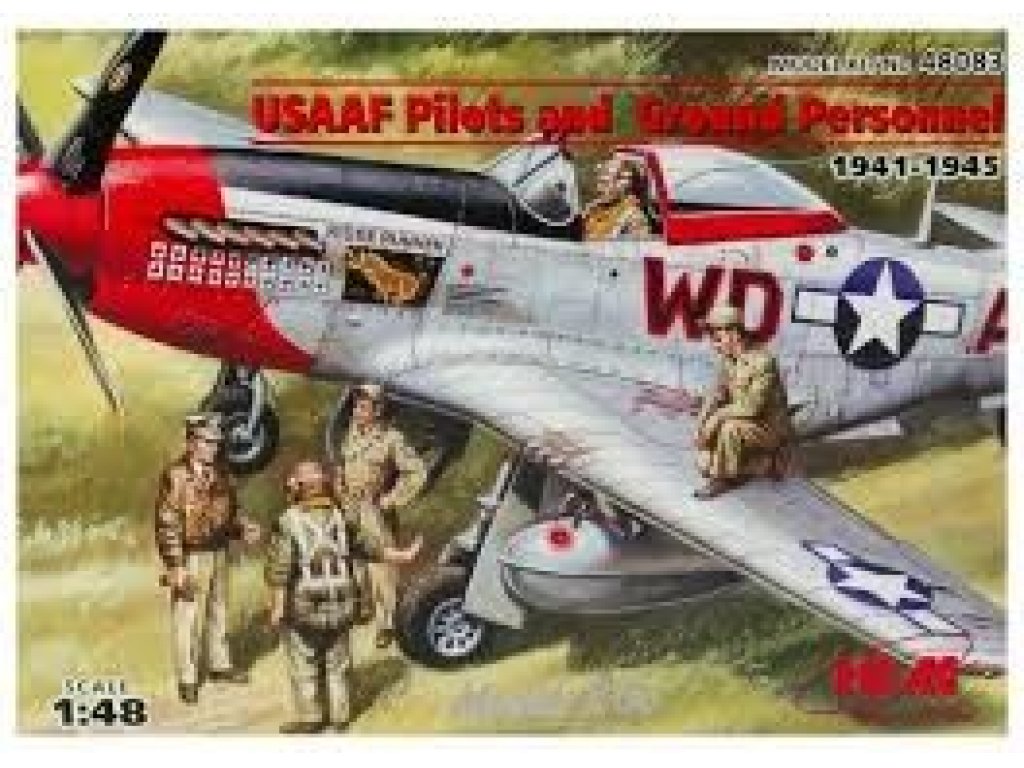 ICM 1/48 USAAF Pilots and Ground Personnel 39-45