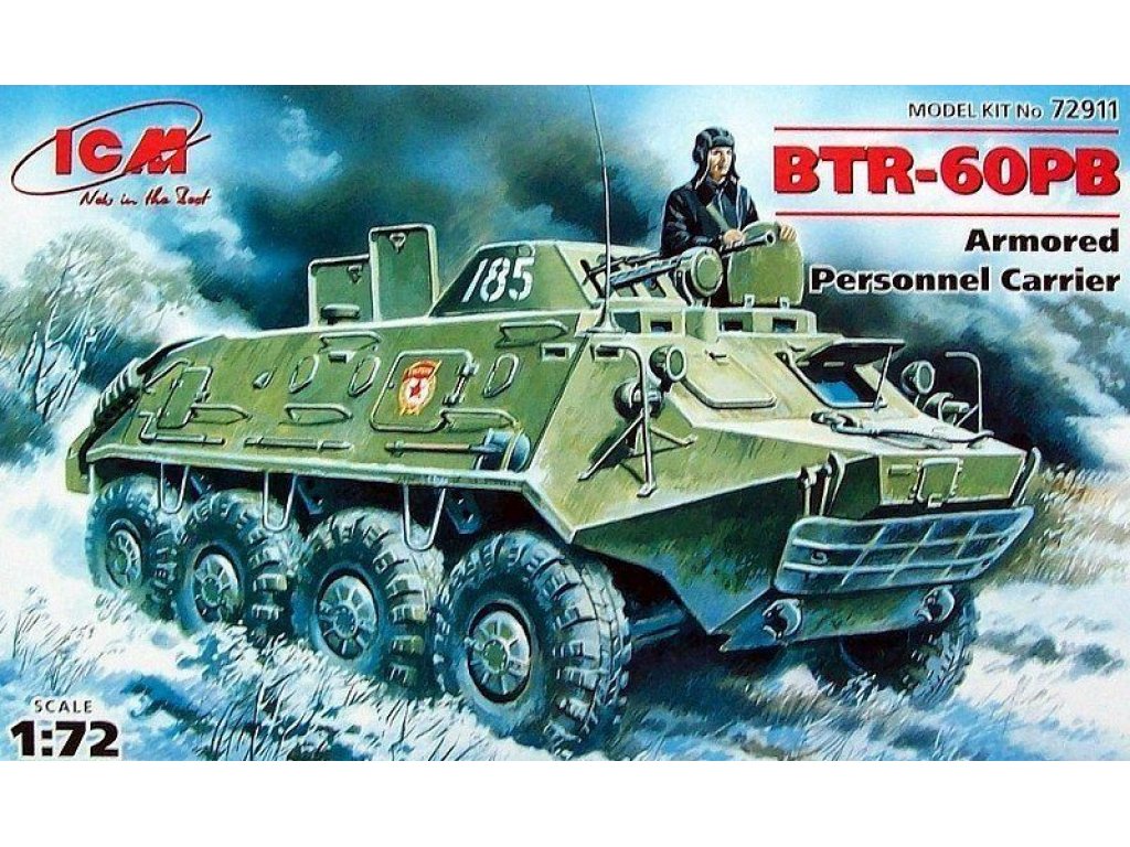 ICM 1/72 Btr-60Pb Armored Car.1/72 72