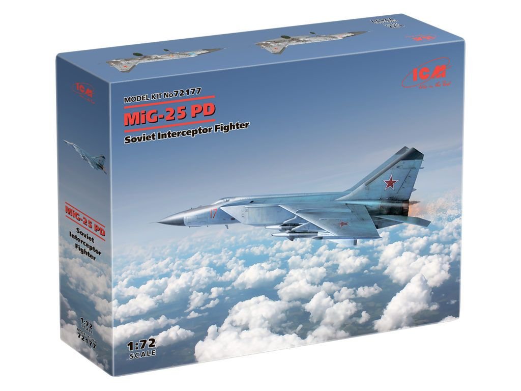 ICM 1/72 MiG-25PD Soviet Interceptor Fighter