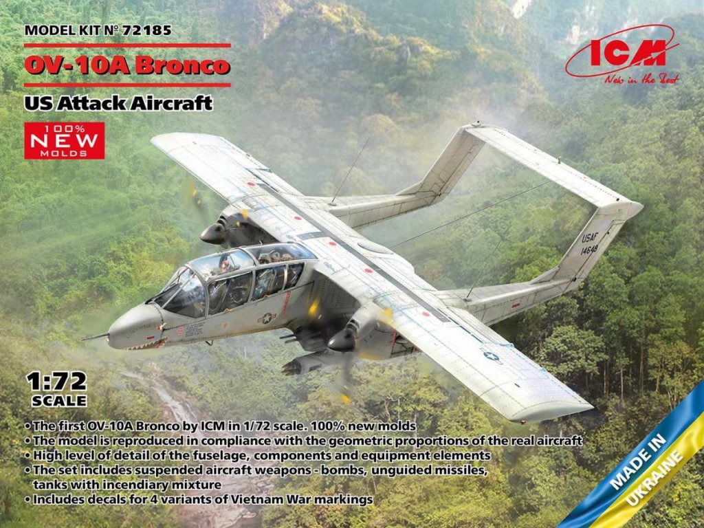 ICM 1/72 OV-10A Bronco US Attack Aircraft