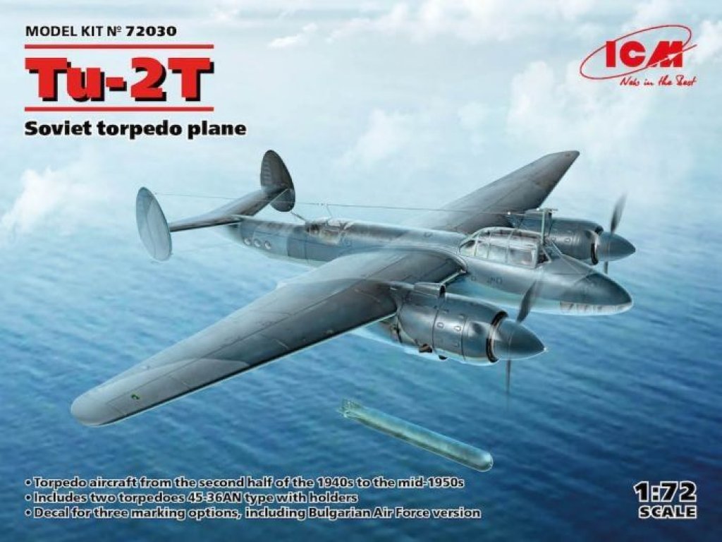 ICM 1/72 Tu-2T Soviet torpedo plane