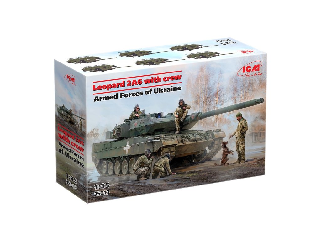 ICM 35013 1/35 Leopard 2A6 with Crew Armed Forces of Ukraine