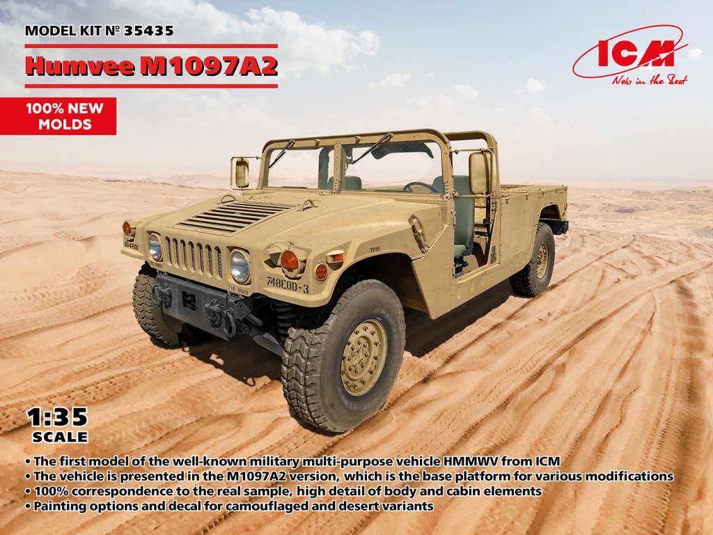 ICM 35435 1/35 Humvee M1097A2