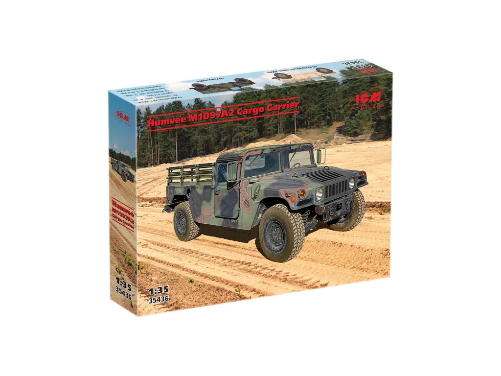 ICM 1/35 Cargo Carrier Humvee M1097A2 