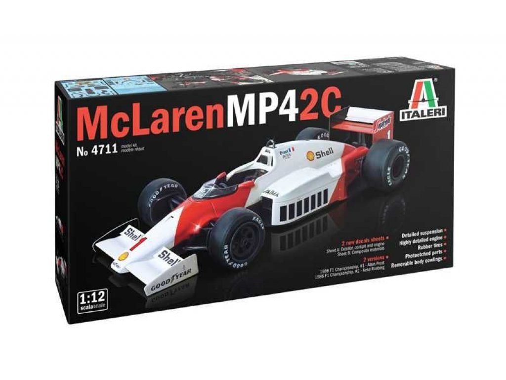 ITALERI 1/12 McLaren MP4/2C Prost Rosberg