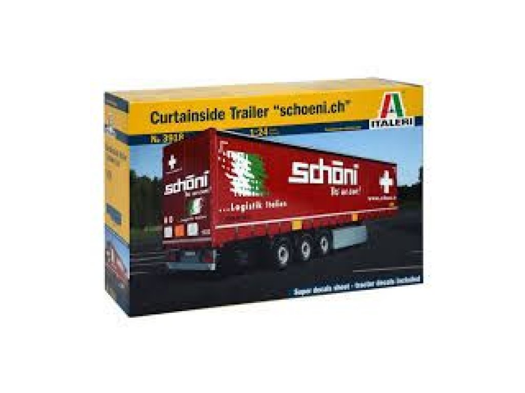 ITALERI 1/24 Curtainside Trailer Schoeni.ch