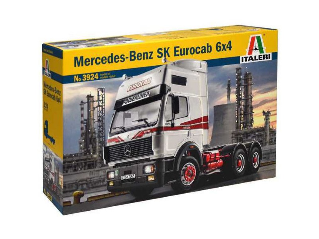 ITALERI 1/24 Mercedes Benz SK Eurocab 6x4