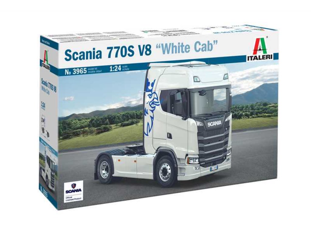 ITALERI 1/24  Scania S770 V8 "White Cab"