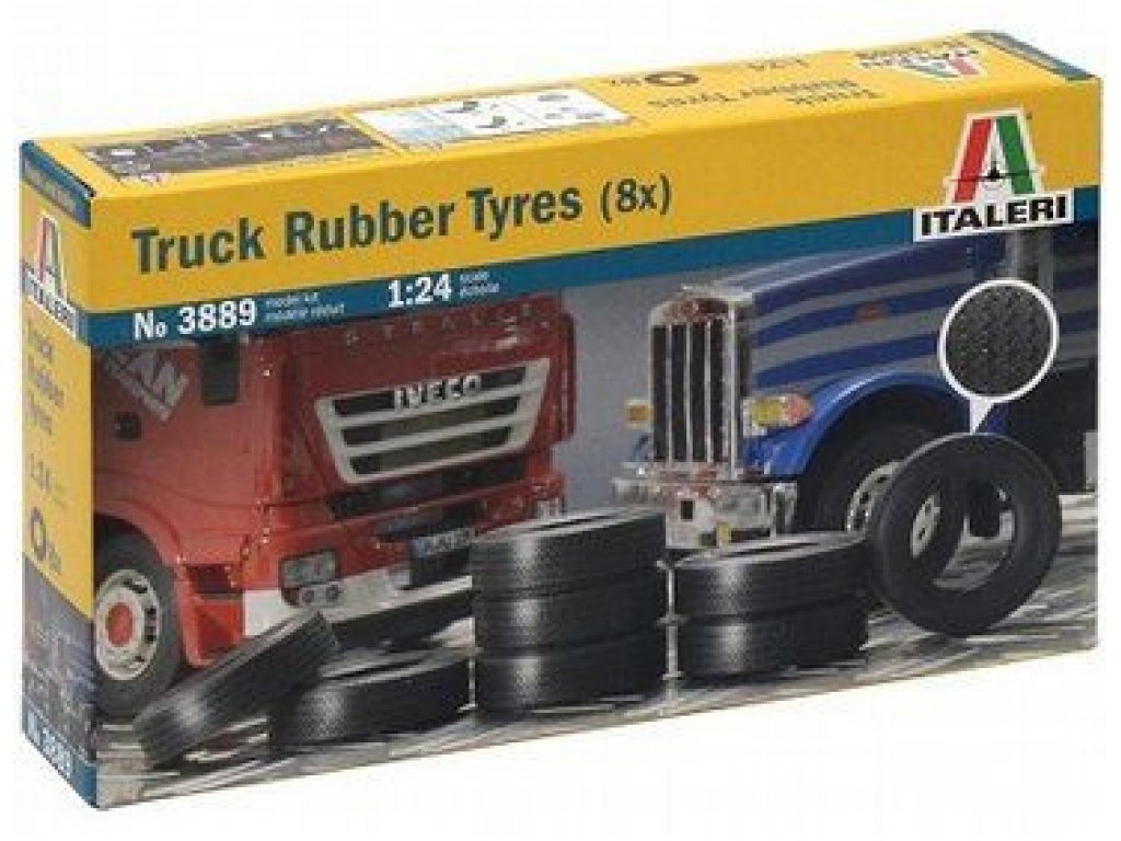 ITALERI 1/24 Truck Rubber Tyres 8