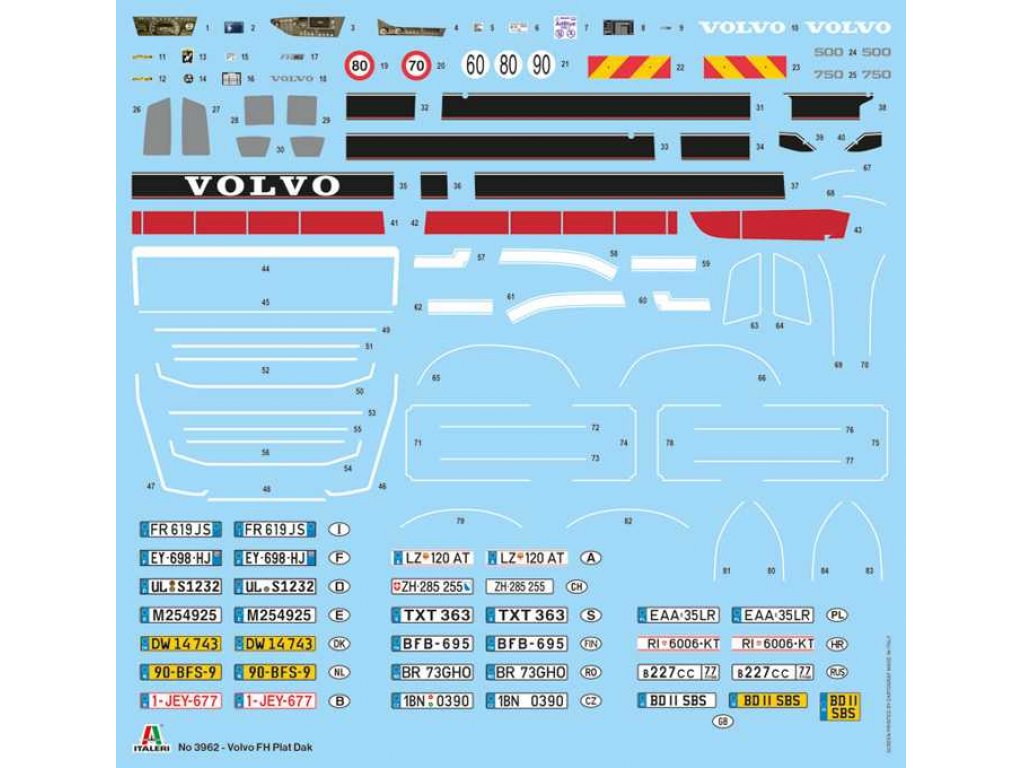 ITALERI 1/24 Volvo FH low roof