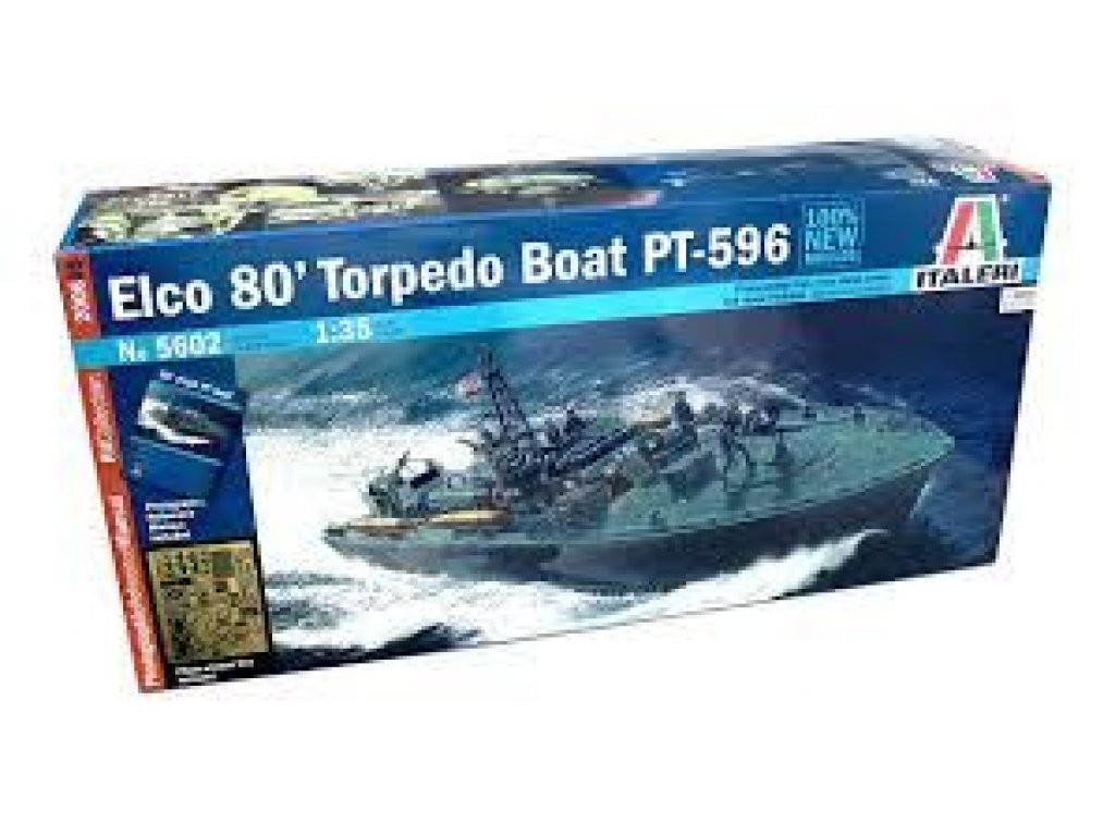 ITALERI 1/35 Elco 80 Torpedo Boat